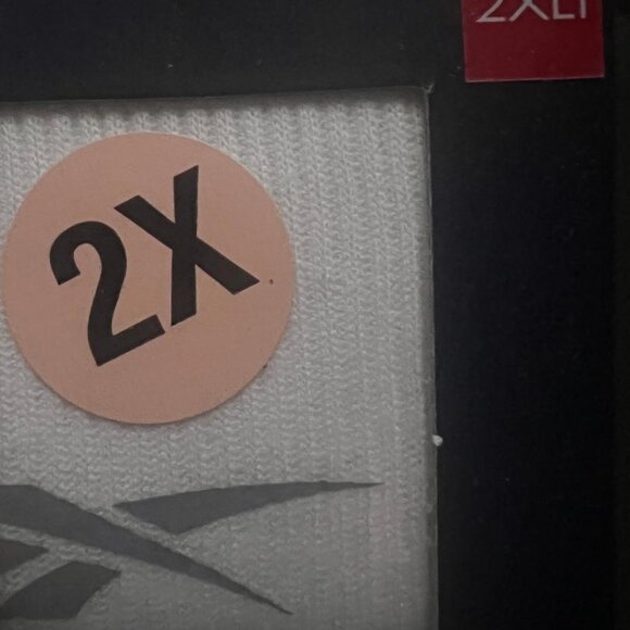 🔥Reebok 3 Pack Big & Tall 100% Cotton Tank Top Undershirts White Size 2XL-Tall - Picture 2 of 9